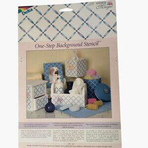 Delta Stencil Magic One Step Background Quilted Crafting